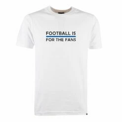 Blue Football Is For The Fans - White T-Shirt