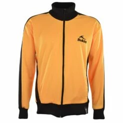 BUKTA Track Top Amber With Black Panels/Cuffs/W'Band