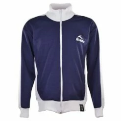 BUKTA Track Top Navy With White Panels/Cuffs/W'Band