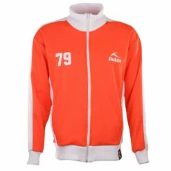 BUKTA Heritage Track Top Red With White Panels/Cuffs/W'Band