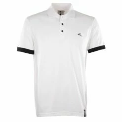 BUKTA Lifestyle Polo White With Black Cuffs