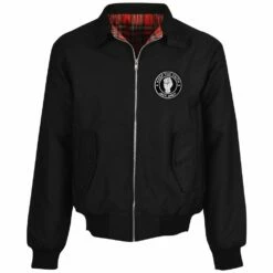 Swansea City Black Harrington Jacket