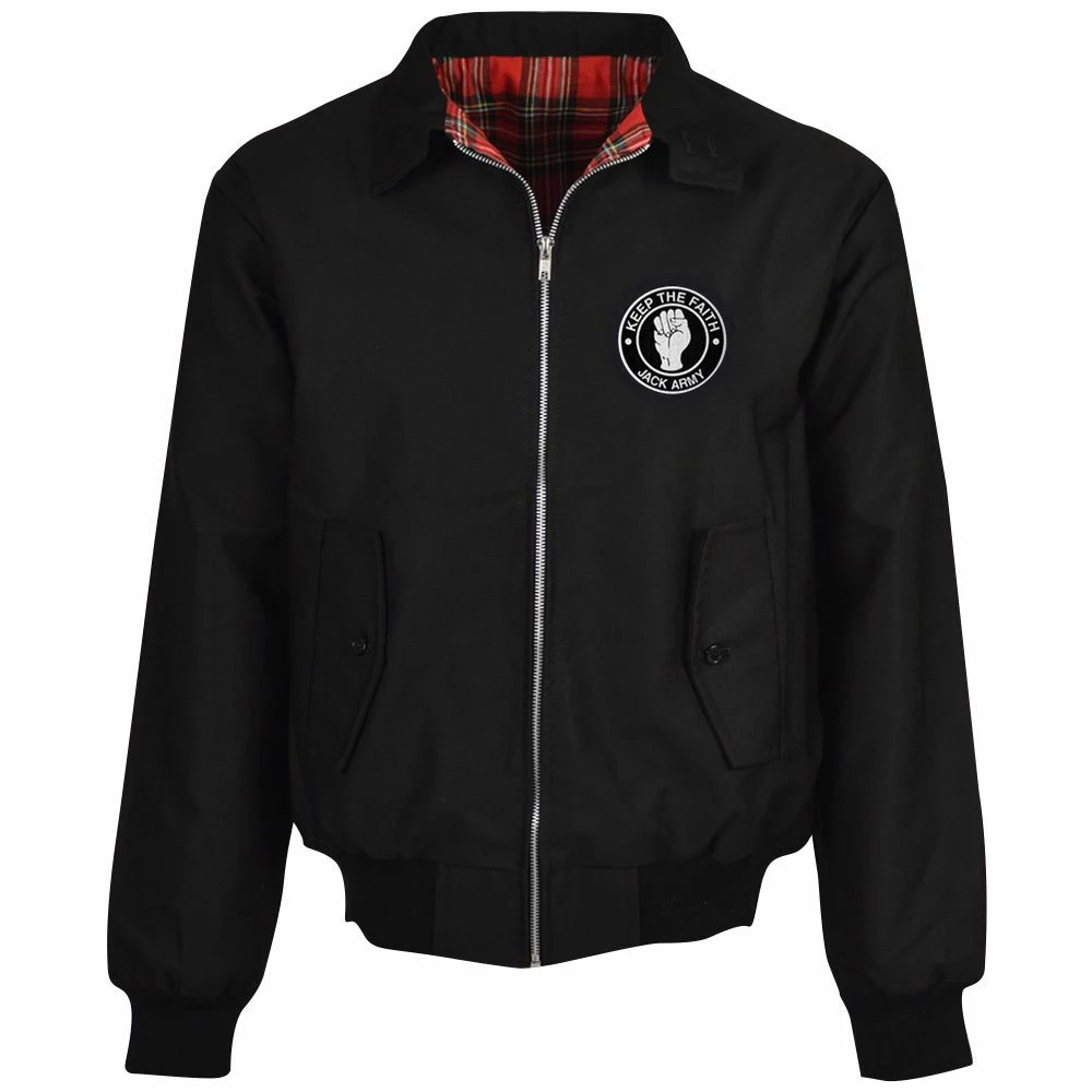 Swansea City Black Harrington Jacket