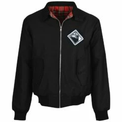Academica De Coimbra Black Harrington Jacket