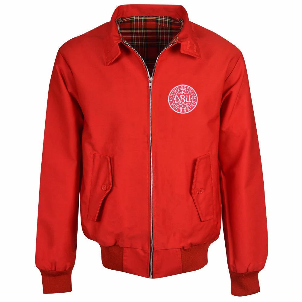 Denmark Red Harrington Jacket