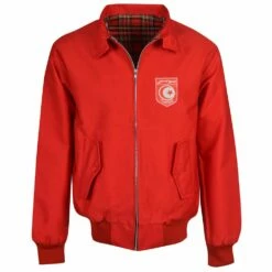 Tunisia Red Harrington Jacket