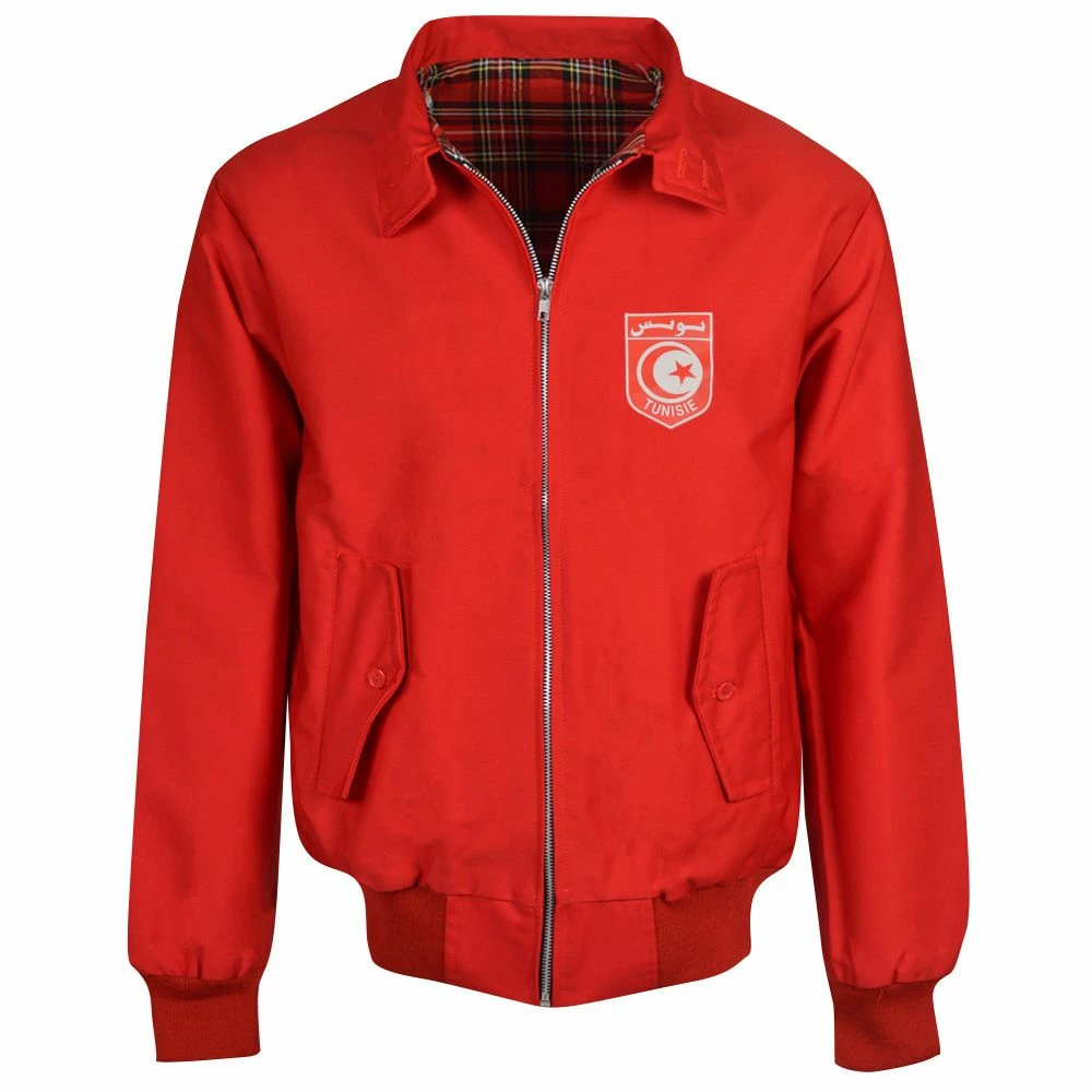 Tunisia Red Harrington Jacket