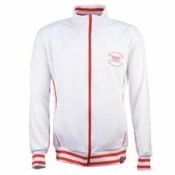 The Old Fashioned Football Shirt Co. - White/Red Track Top