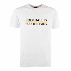 Orange Football Is For The Fans - White T-Shirt