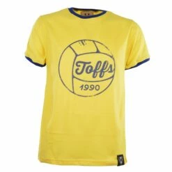 TOFFS Football T-Shirt - Yellow/Royal Ringer
