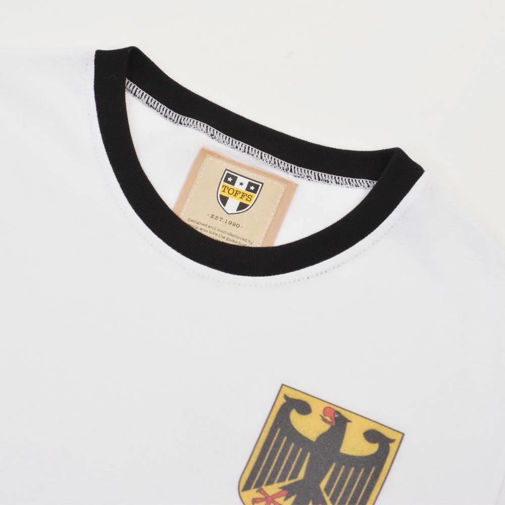 Germany 12th ManT-Shirt - White/Black Ringer - Image 3