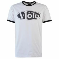 Match Of The Day Star T-Shirt - White/Black