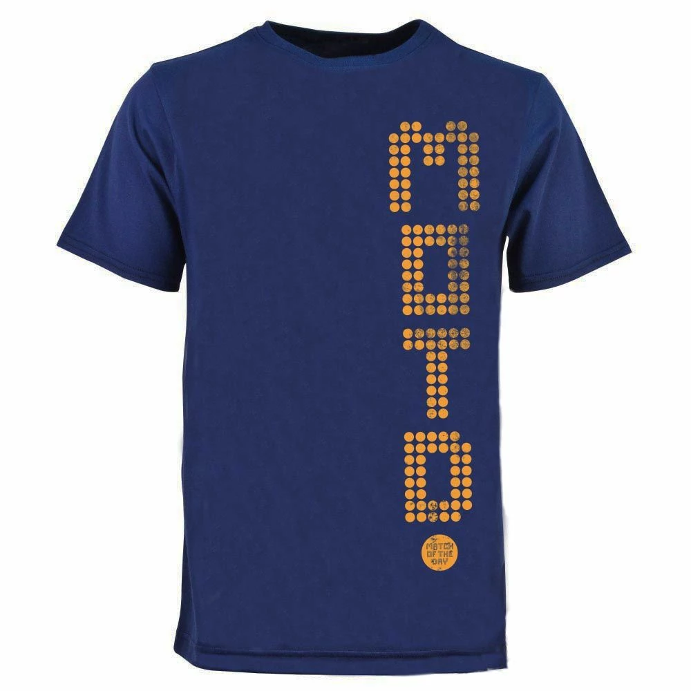 Match Of The Day Distressed Circle T-Shirt - Navy