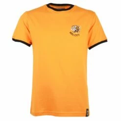 Hull City 12th Man T-Shirt - Amber/Black Ringer