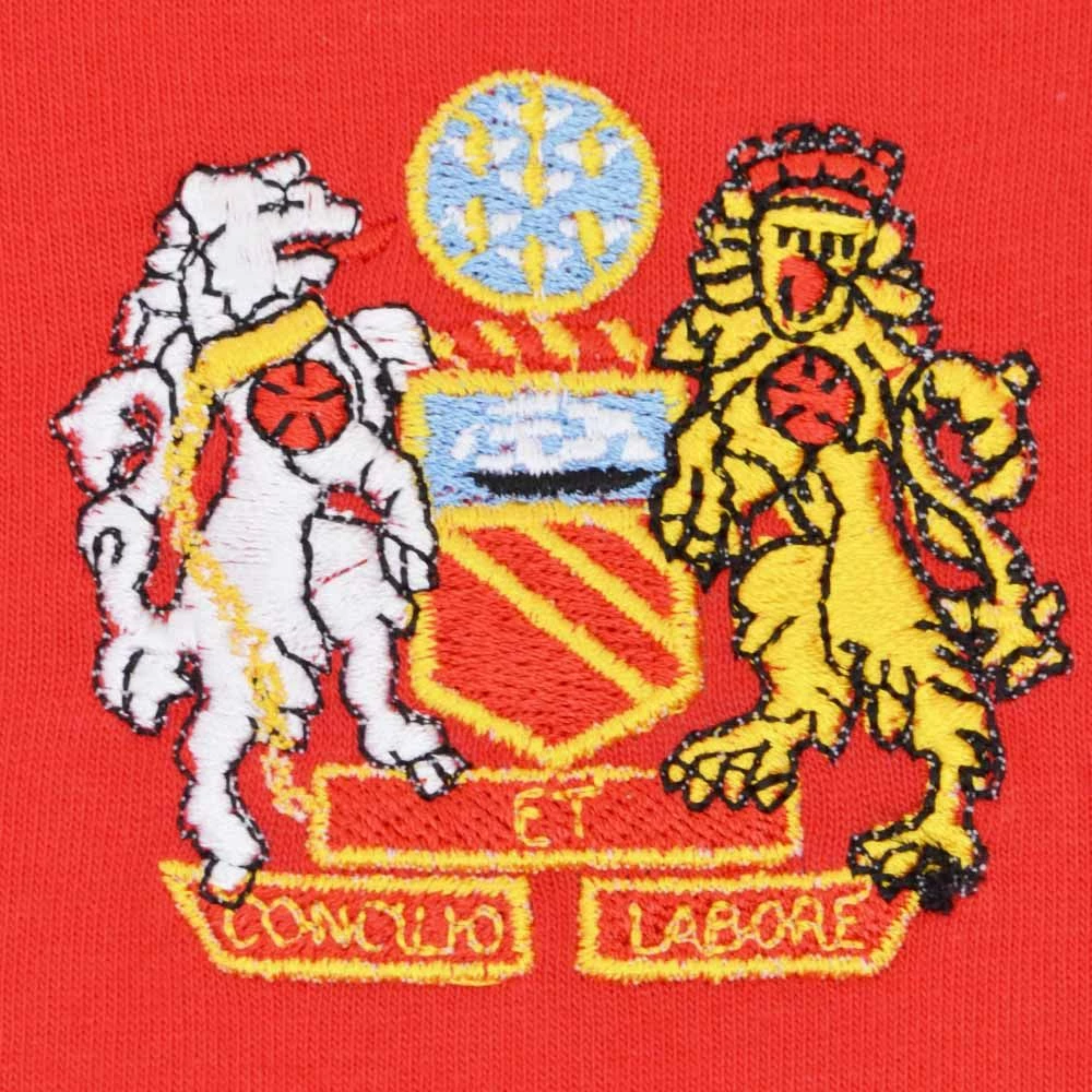 Manchester Reds 12th Man T-Shirt - Red/White Ringer - Image 2