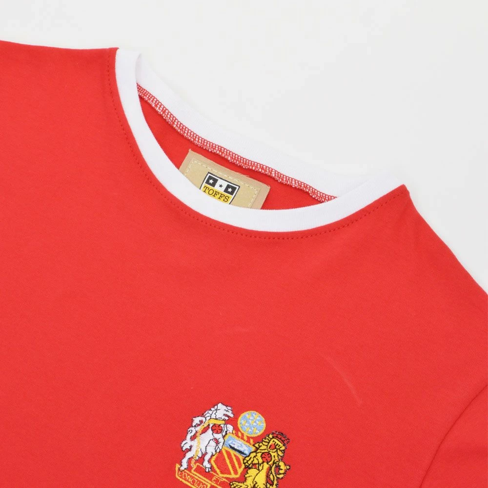 Manchester Reds 12th Man T-Shirt - Red/White Ringer - Image 3