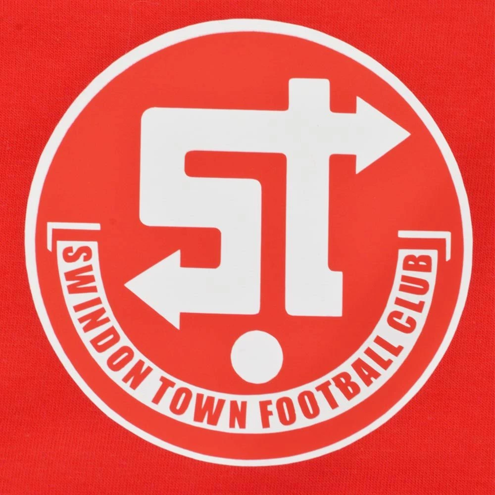 Swindon Town 12th Man T-Shirt - Red/White Ringer - Image 2