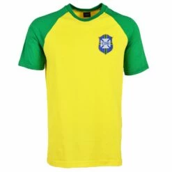 Brazil Raglan Sleeve Yellow/Green T-Shirt