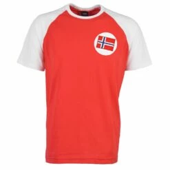 Norway Raglan Sleeve Red/White T-Shirt