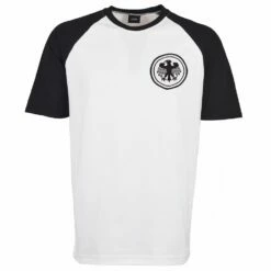 Germany Raglan Sleeve White/Black T-Shirt