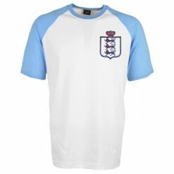 England White/Sky Raglan Sleeve T-Shirt
